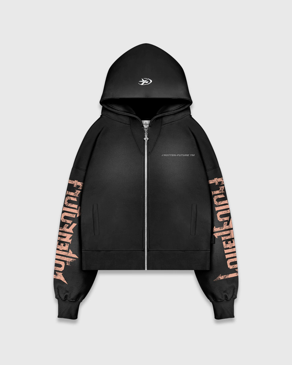 CEMENTERY NOIR ZIP HOODIE en internet