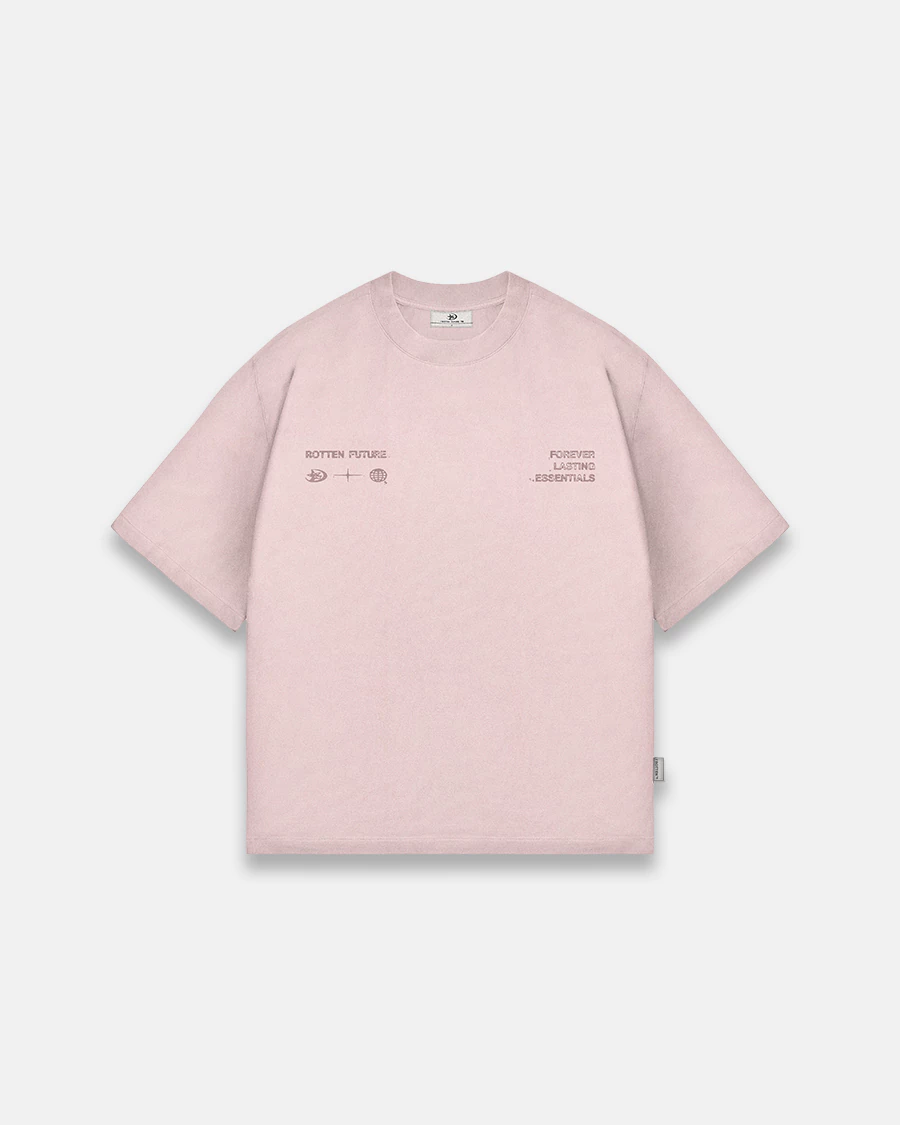 BIG LOGO ROSÉ OVERSIZED TEE - tienda online