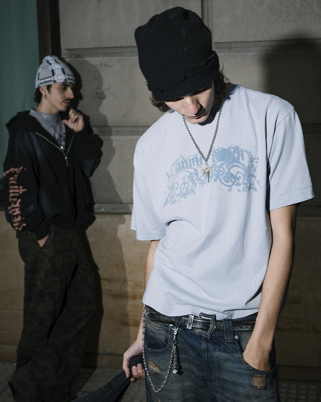 PANIC ATTACK OVERSIZED TEE OCEAN BLUE - ROTTEN FUTURE ™