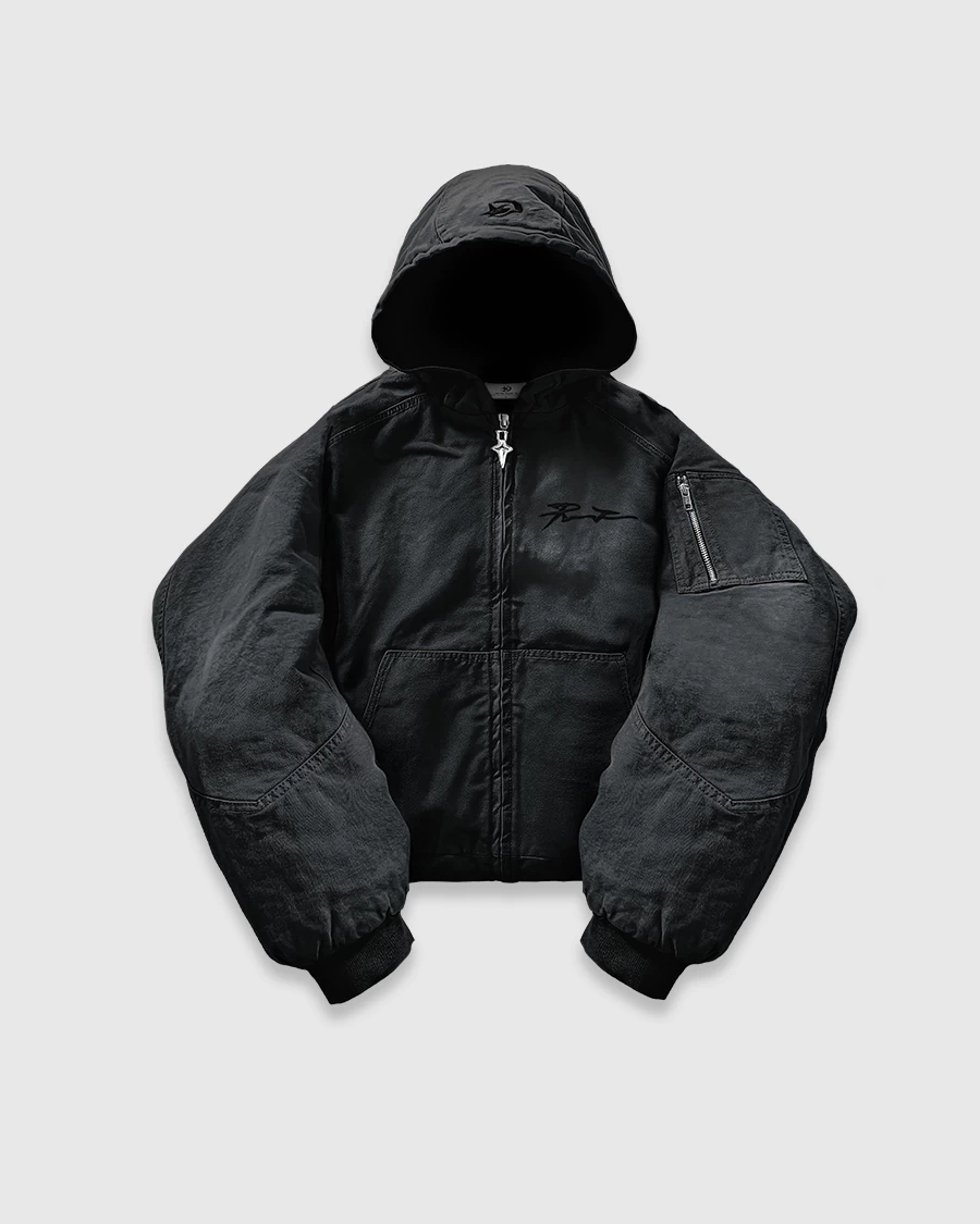 WORKWEAR WASHED BLACK JACKET en internet