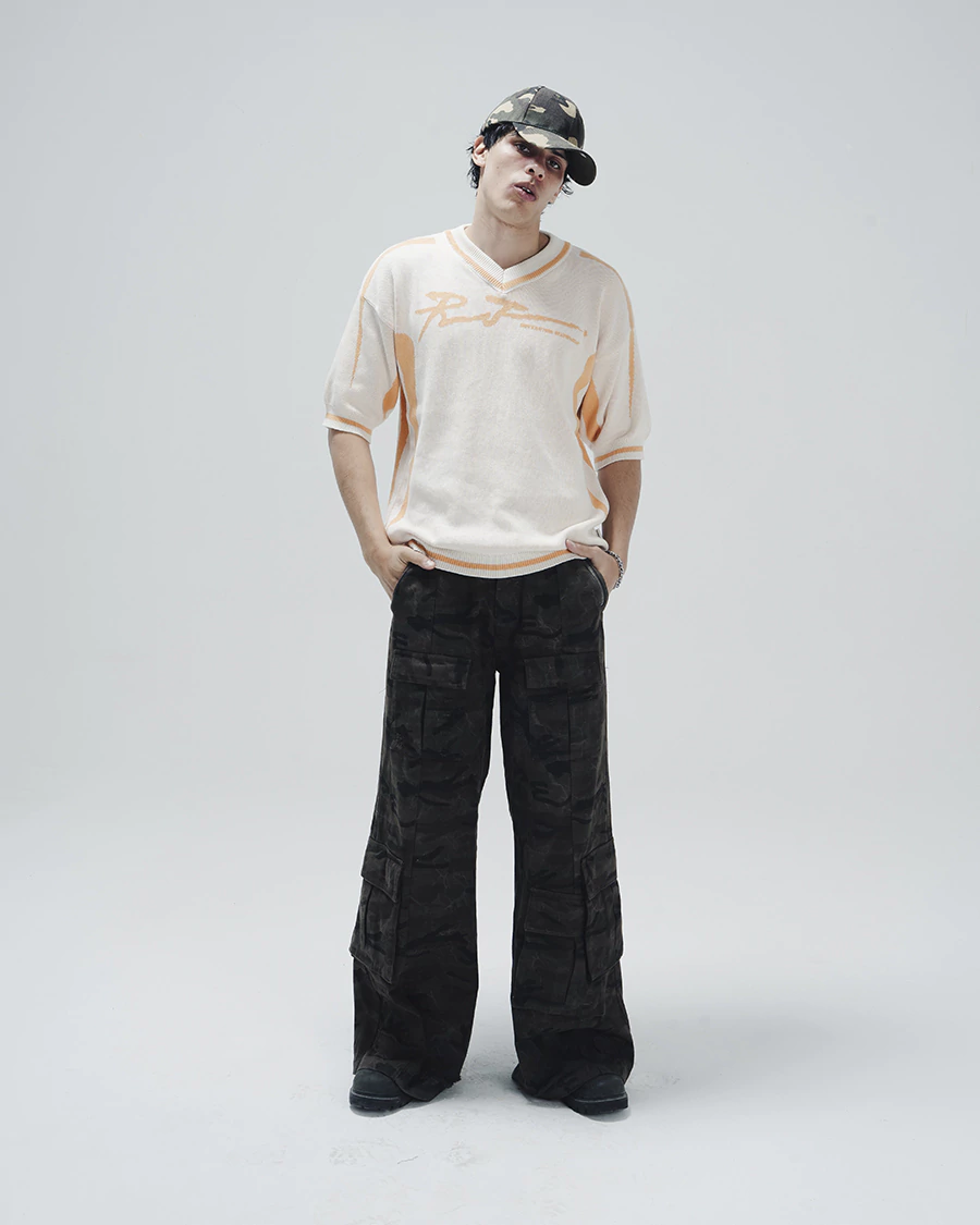 HOCKEY CROCHET RUST TEE en internet