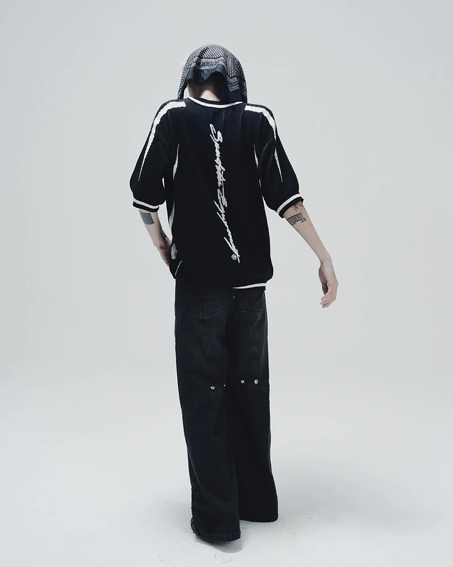 HOCKEY CROCHET NOIR TEE - tienda online