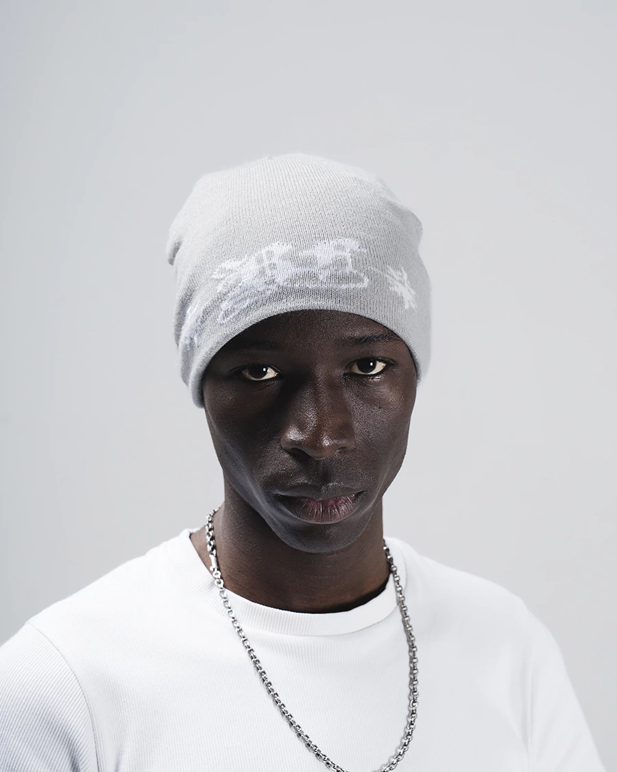 [REVERSIBLE] GORRO GRID SILVER - tienda online