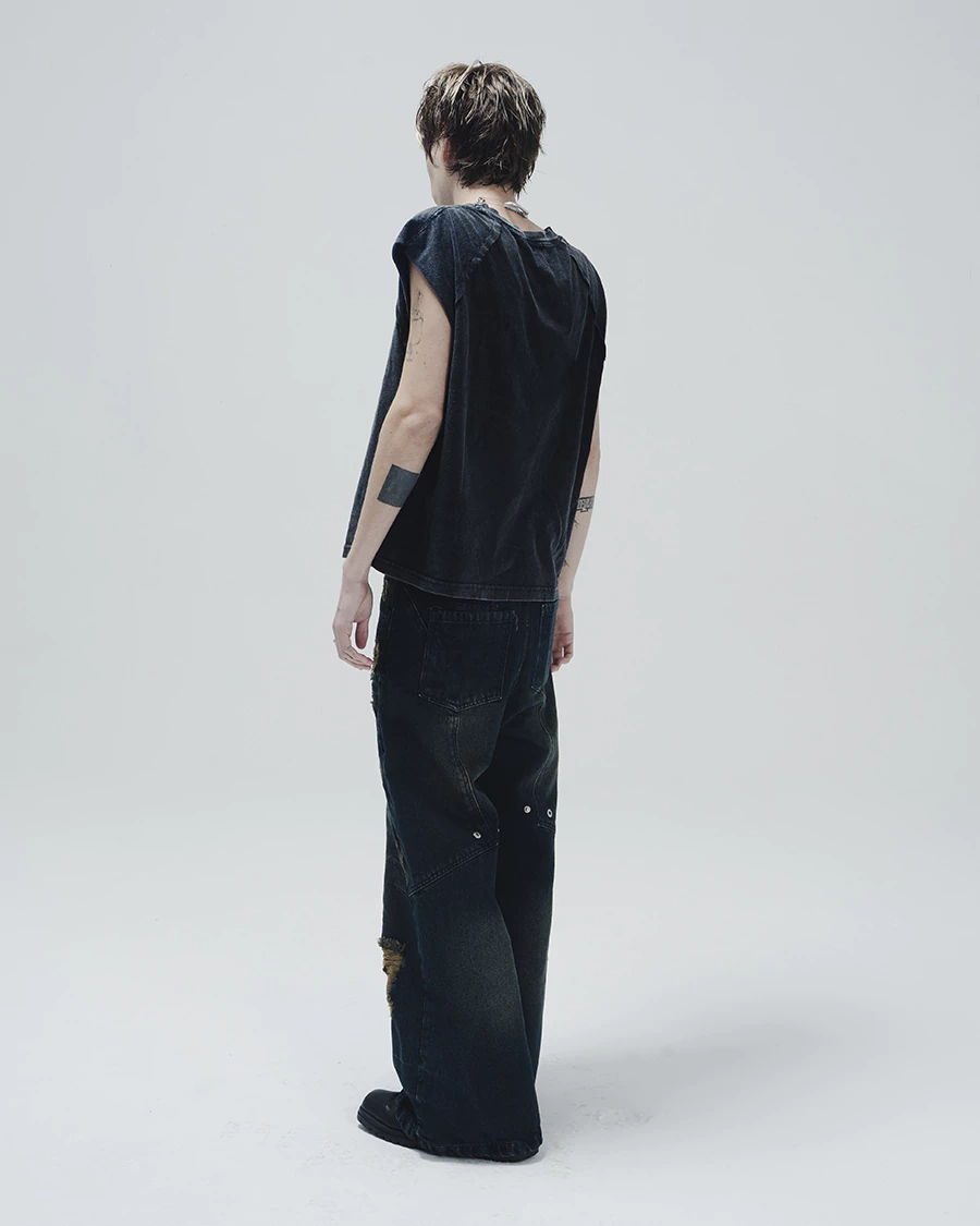 WILDFIRE NOIR MUSCLE TEE - tienda online