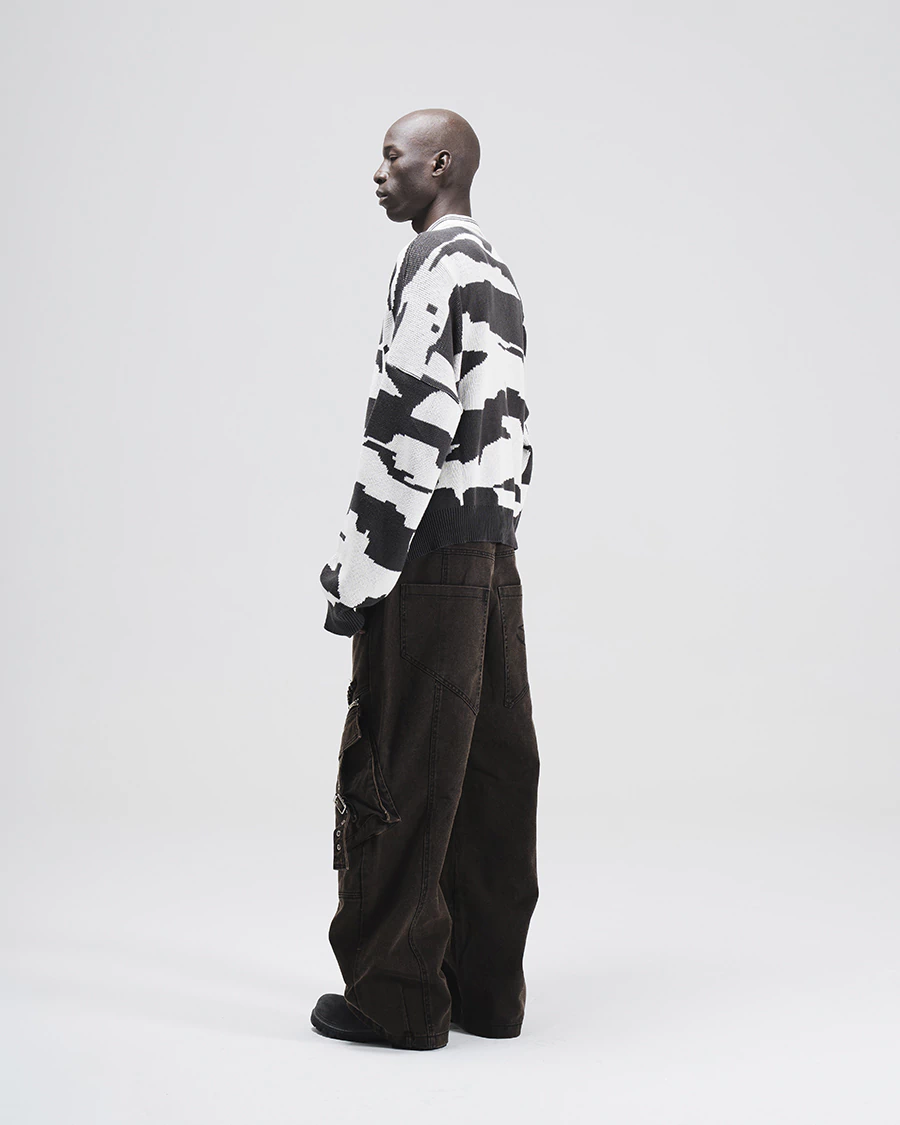 POLO STRIPED SWEATER TAUPE - tienda online