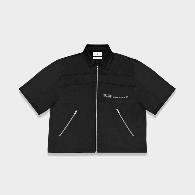 "Technical" Jacket Shirt Noir thumbnail 2