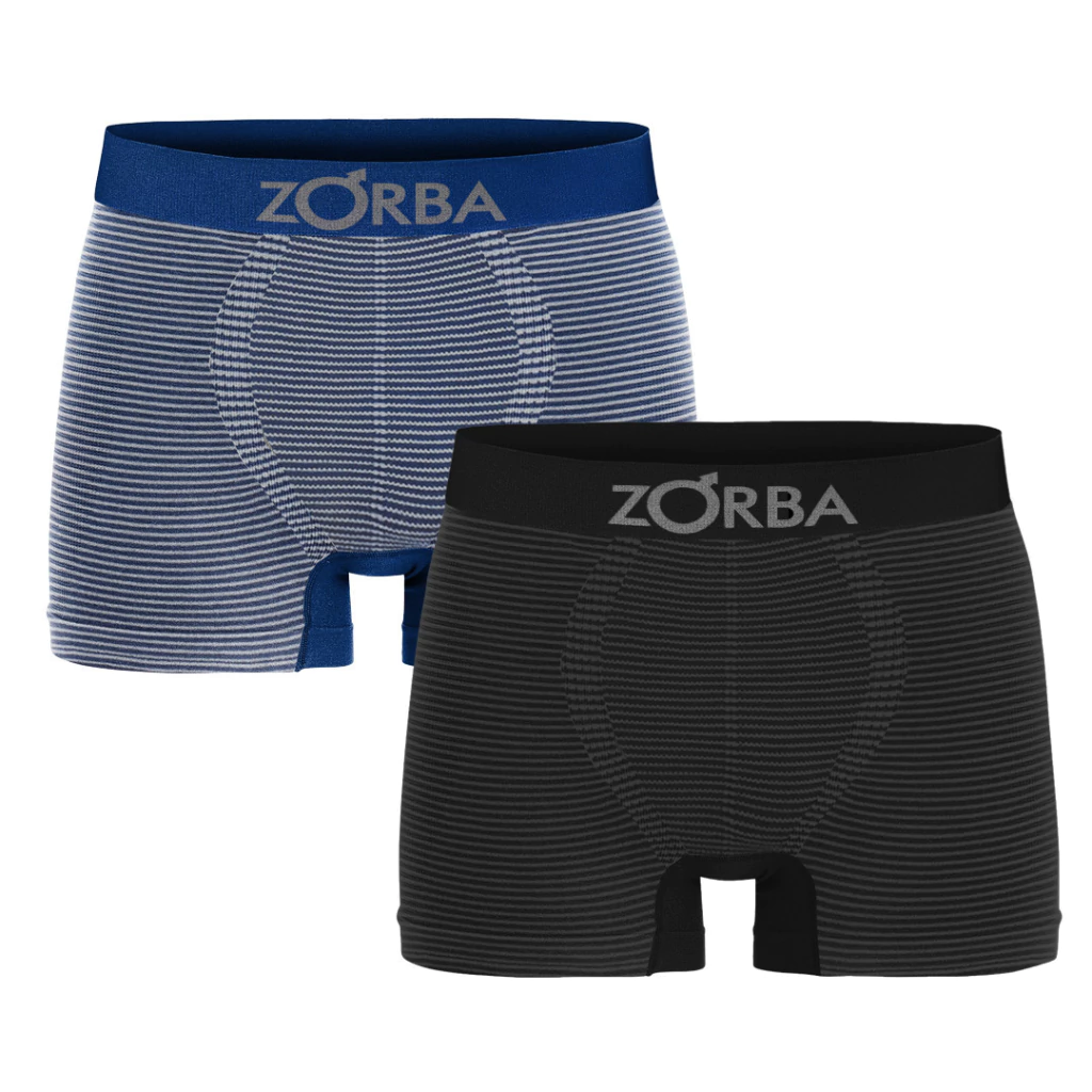 Pack X2 Boxer de Algodón Rayado Seamless Art. 131