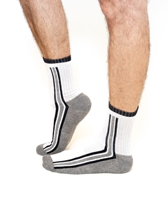 Imagen de Medias Deportivas Con Franjas Art. 650