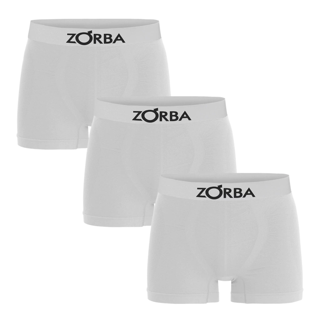 Pack X3 Boxer de Algodón Seamless Blanco Art. 130