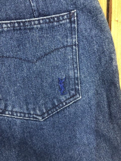 Calça vintage YSL 38 - loja online