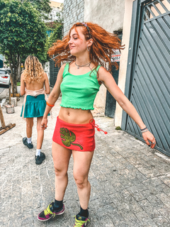 cropped benetton citron