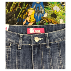 saia plissada jeans na internet