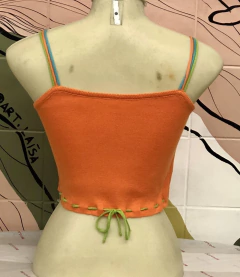 cropped snow cat orange P - comprar online