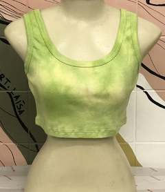 cropped benetton tie dye M - Bazar Klaatu