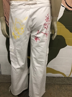 calça triton cargo flowers 40 - Bazar Klaatu
