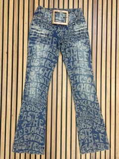 Calça Miss Sixty letras 34
