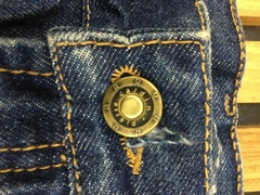 Imagem do jeans vintage pierre cardin bordado 36