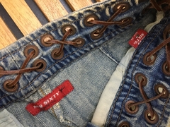 Calça Miss Sixty passante couro 36 - comprar online