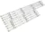 KIT COM 8 BARRAS DE LED PARA TV UN43J5290AG UN43T5300AG LH43BETMLGG