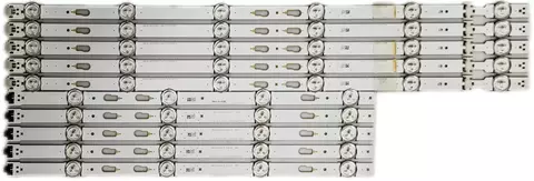 KIT 10 BARRAS DE LED PARA TV SAMSUNG UN48J6500 UN48J6500AG