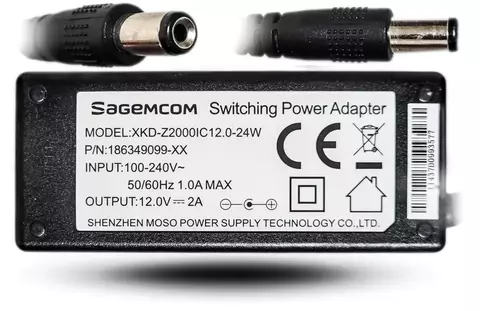 FONTE CARREGADOR MODELO XKD-Z2000IC12.0-24W 1.0A SAIDA 12V 2A (USADA)