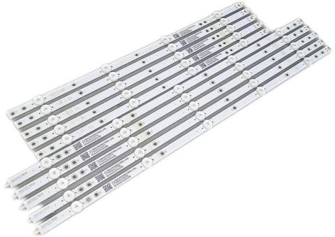 KIT COM 10 BARRAS DE LED PARA TV 50PUS6162 50PUS6703 50PUS6753 MODELO LB50082 (USADA)