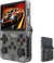 GAME RETRO CONSOLE PORTÁTIL R36S ACESSÓRIOS + 64GB TELA IPS 3,5 VIDEO GAME DE BOLSO COR PRETO