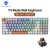 TECLADO GAMER MACHENIKE K500W SEM FIO RGB TRI-MODE SWITCH BROWN - comprar online
