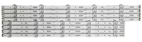 KIT 8 BARRAS DE LED PARA TV SAMSUNG UN55TU8000G UN55TU7000G UN55TU7700G UN55AU7700G UN55TU7020G UN55TU8000 UN55TU7000 UN