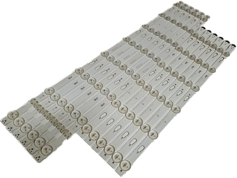 KIT 12 BARRAS DE LED PARA TV UN55JU6000G UN55JU6500G UN55JU6700G UN55JU7500G UN55KU6300G UN55MU6300G
