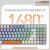 TECLADO GAMER MACHENIKE K500W SEM FIO RGB TRI-MODE SWITCH BLUE - loja online