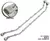 KIT 2 BARRA LED PARA TV UN32FH4205AG UN32FH5205AG
