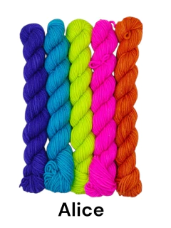 Imagem do Kit Fios da Fazenda Mini meadas Sock SW - 5 x 20g