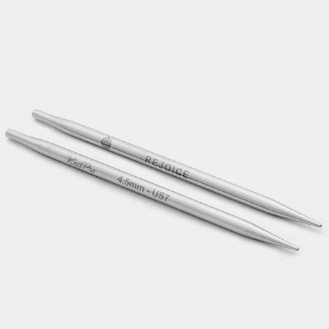 Par de Agulhas Circulares Intercambiaveis Longas Mindful 13cm - Knitpro