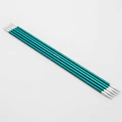 Agulhas Ponta Dupla - 5 Agulhas para Trico 15cm - Zing - Knitpro