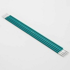Agulhas Ponta Dupla - 5 Agulhas para Trico 15cm - Zing - Knitpro - loja online