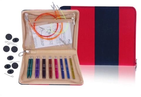 Kit de Agulhas Circulares Intercambiaveis para Trico - Deluxe Zing Especial - 47409 - Knitpro