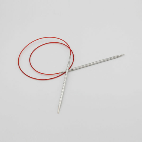 AGULHA DE TRICO CIRCULAR DE METAL | 80CM | ADDINOVEL