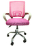 Cadeira Home Office Fit - Branca Com Rosa