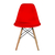 Cadeira Eames Prizi River - Vermelha