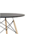 Mesa Eames Redonda 90cm Prizi - Preta - comprar online