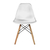 Conjunto com 2 Cadeiras Eames Prizi Lake - Branca - comprar online