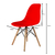 Conjunto 2 Cadeiras Eames Prizi River - Vermelha - loja online