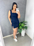 Vestido jeans escuro com elastano - loja online