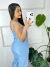 Conjunto de calça+ cropped no alfaiataria sensorial marrant - Thais Sateles Moda Feminina