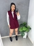 Conjunto sensorial marrant de colete e short saia - Thais Sateles Moda Feminina