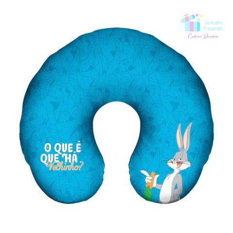 Almofada Viagem O Que É Que Há Velhinho? | Pernalonga