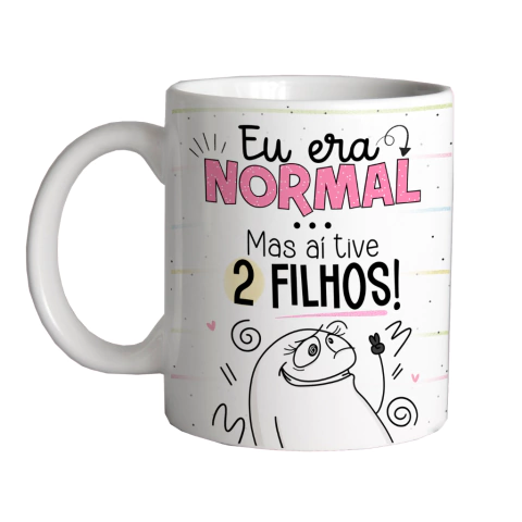 Caneca Mãe 2 filhos