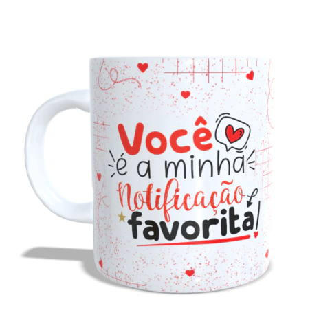 Caneca Notificação Favorita