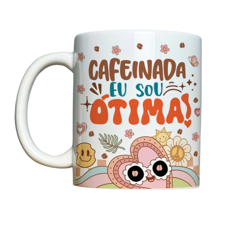 Caneca Divertida Cafeinada